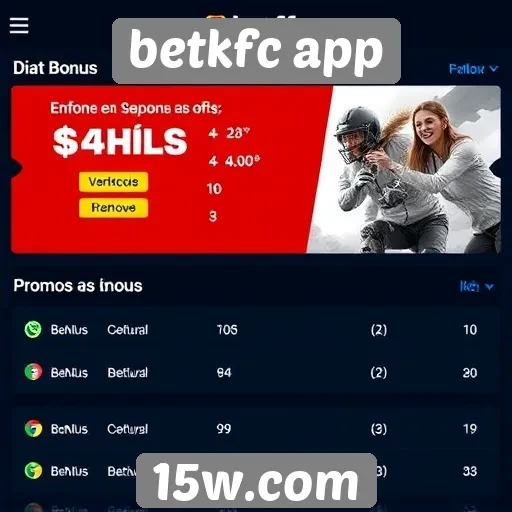 Comparativo de bônus e promoções no betkfc app